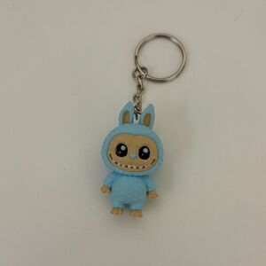 3D Printed Labubu Charming Blue Keychain